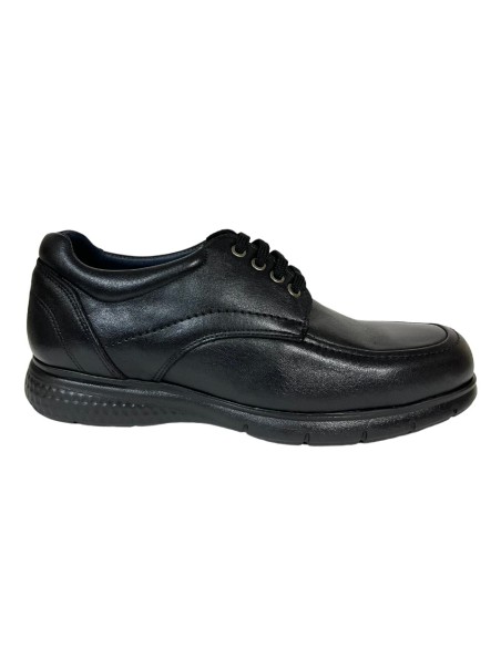 ZAPATO CASUAL, PIEL NATURAL NEGRO, PISO EVA ULTRA LIGHT HOMBRE
