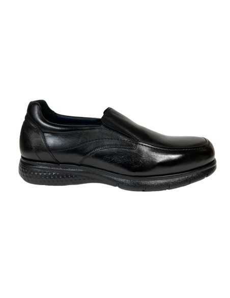 ZAPATO CASUAL, PIEL NATURAL NEGRO, PISO EVA ULTRA LIGHT HOMBRE