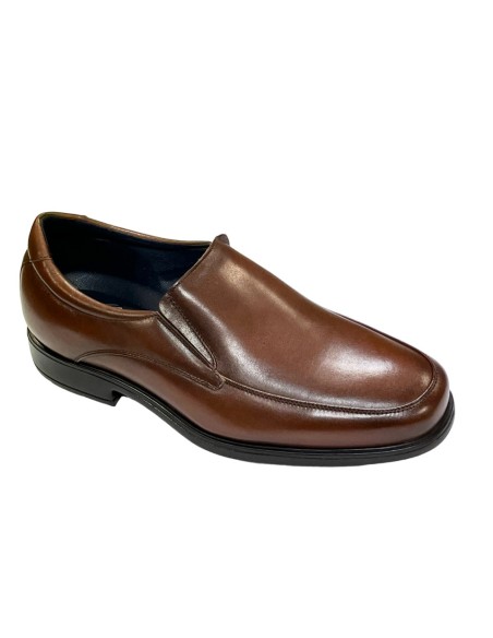 ZAPATO CASUAL, NAPA MARRON, PISO EVA ULTRA LIGHT, ANCHO ESPECIAL HOMBRE