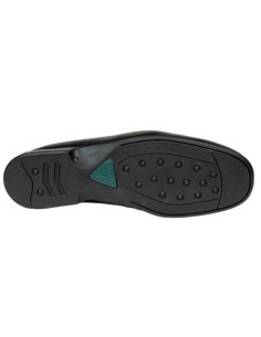 ZAPATO CASUAL, NAPA NEGRO, PISO GOMA HOMBRE 2