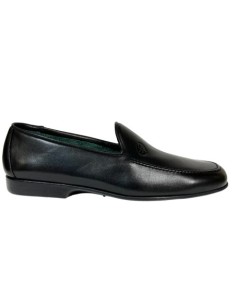 ZAPATO CASUAL, NAPA NEGRO, PISO GOMA HOMBRE