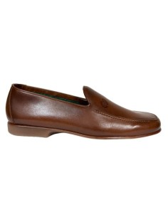 ZAPATO CASUAL, NAPA MARRON, PISO GOMA HOMBRE