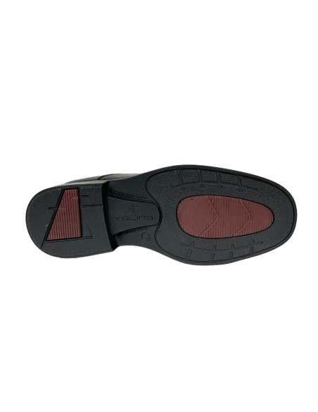ZAPATO CASUAL, NAPA NEGRO, PISO LIGHT ANTIDESLIZANTE, ANCHO ESPECIAL HOMBRE