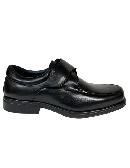 ZAPATO CASUAL, NAPA NEGRO, PISO LIGHT ANTIDESLIZANTE, ANCHO ESPECIAL HOMBRE