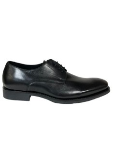 ZAPATO CLASICO, NAPA NEGRO, PISO GOMA HOMBRE