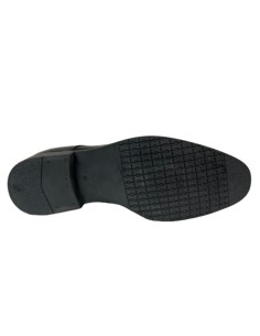 ZAPATO CLASICO, NAPA NEGRO, PISO GOMA HOMBRE 2