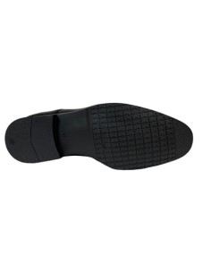 ZAPATO CLASICO, NAPA NEGRO, PISO GOMA HOMBRE 2