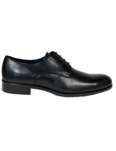 ZAPATO CLASICO, NAPA NEGRO, PISO GOMA HOMBRE