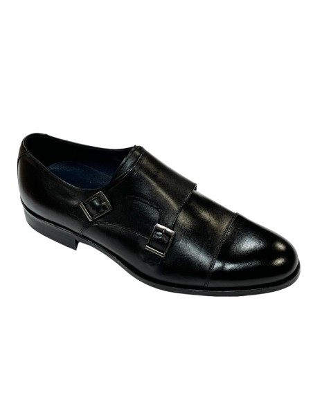 ZAPATO CLASICO, NAPA NEGRO, PISO GOMA HOMBRE