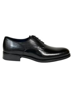 ZAPATO CLASICO, NAPA NEGRO, PISO GOMA HOMBRE