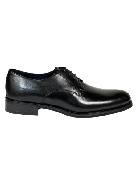 ZAPATO CLASICO, NAPA NEGRO, PISO GOMA HOMBRE
