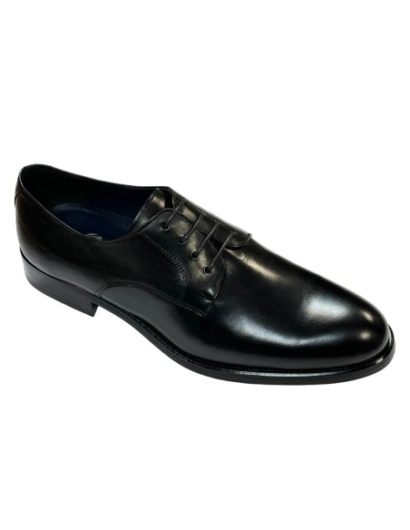 ZAPATO CLASICO, NAPA NEGRO, PISO GOMA HOMBRE