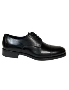ZAPATO CLASICO, NAPA NEGRO, PISO GOMA HOMBRE