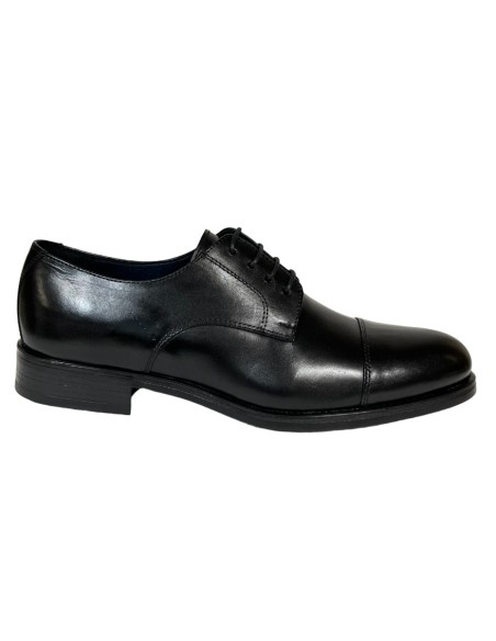 ZAPATO CLASICO, NAPA NEGRO, PISO GOMA HOMBRE