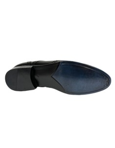 ZAPATO CLASICO, NAPA NEGRO, PISO GOMA HOMBRE 2